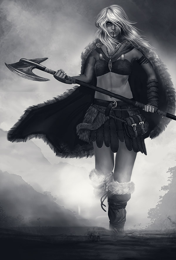 Shieldmaiden by olei on DeviantArt