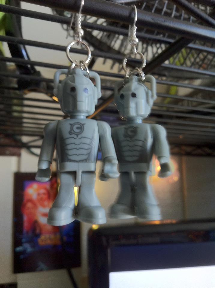 Cyberman Earrings