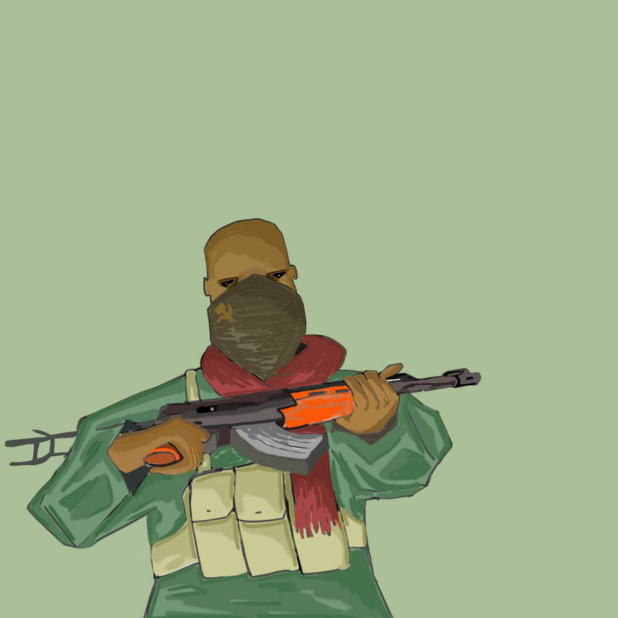 Communist soldier art by GLHANNS on DeviantArt