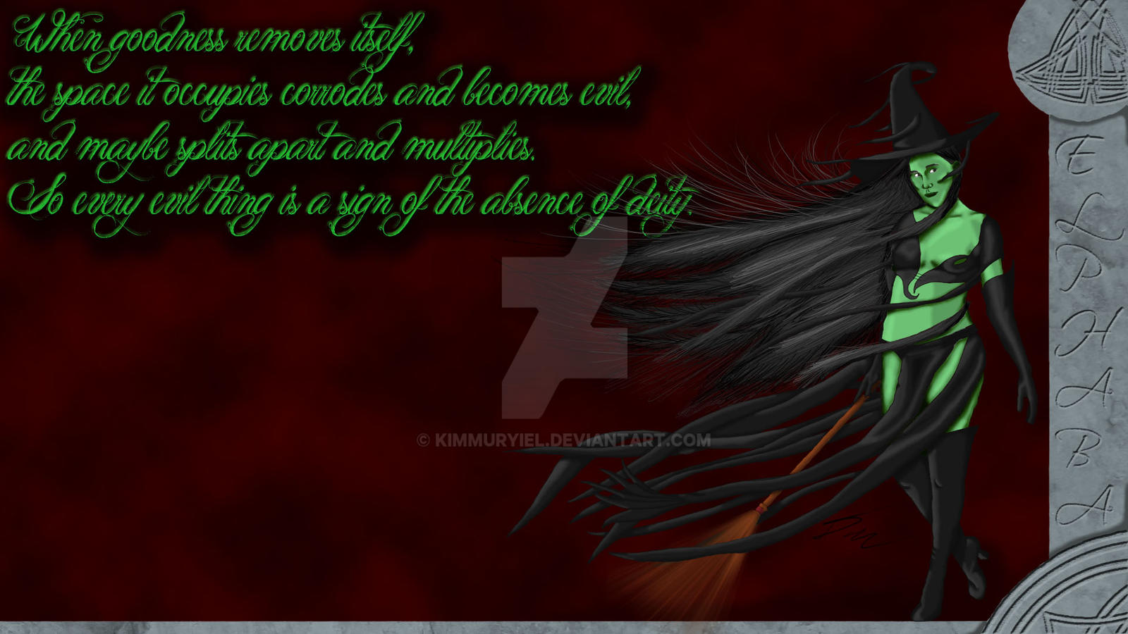 Elphaba The Wicked Witch Of The West By Kimmuryiel On Deviantart Elphaba The Wicked Witch Of The West By Kimmuryiel On Deviantart