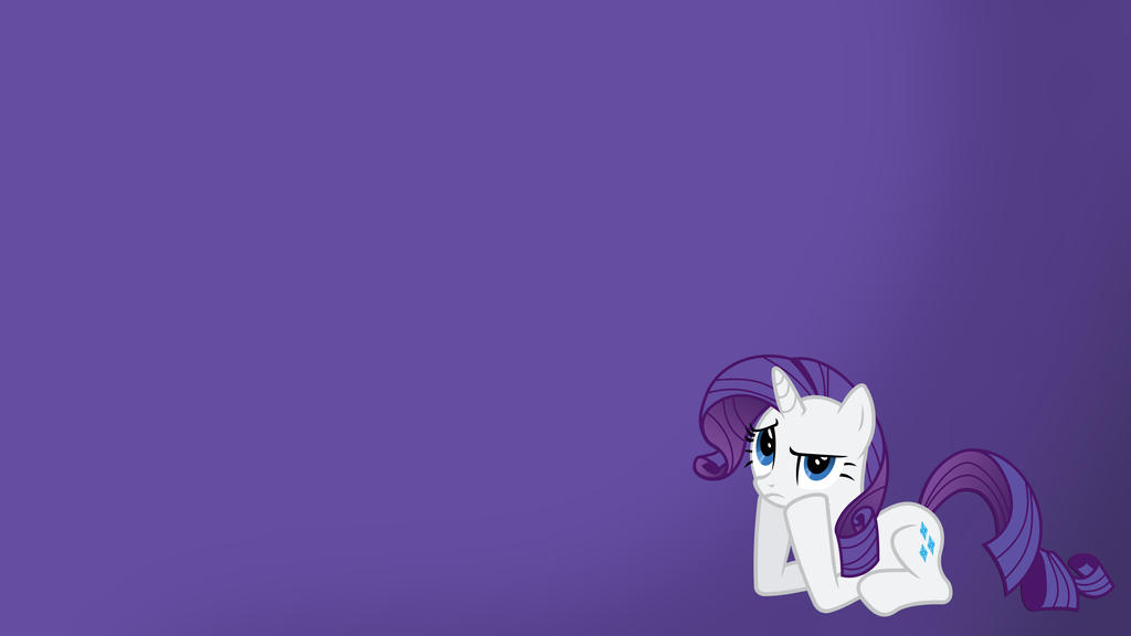 Simple Rarity Wallpaper by Cheesies on DeviantArt