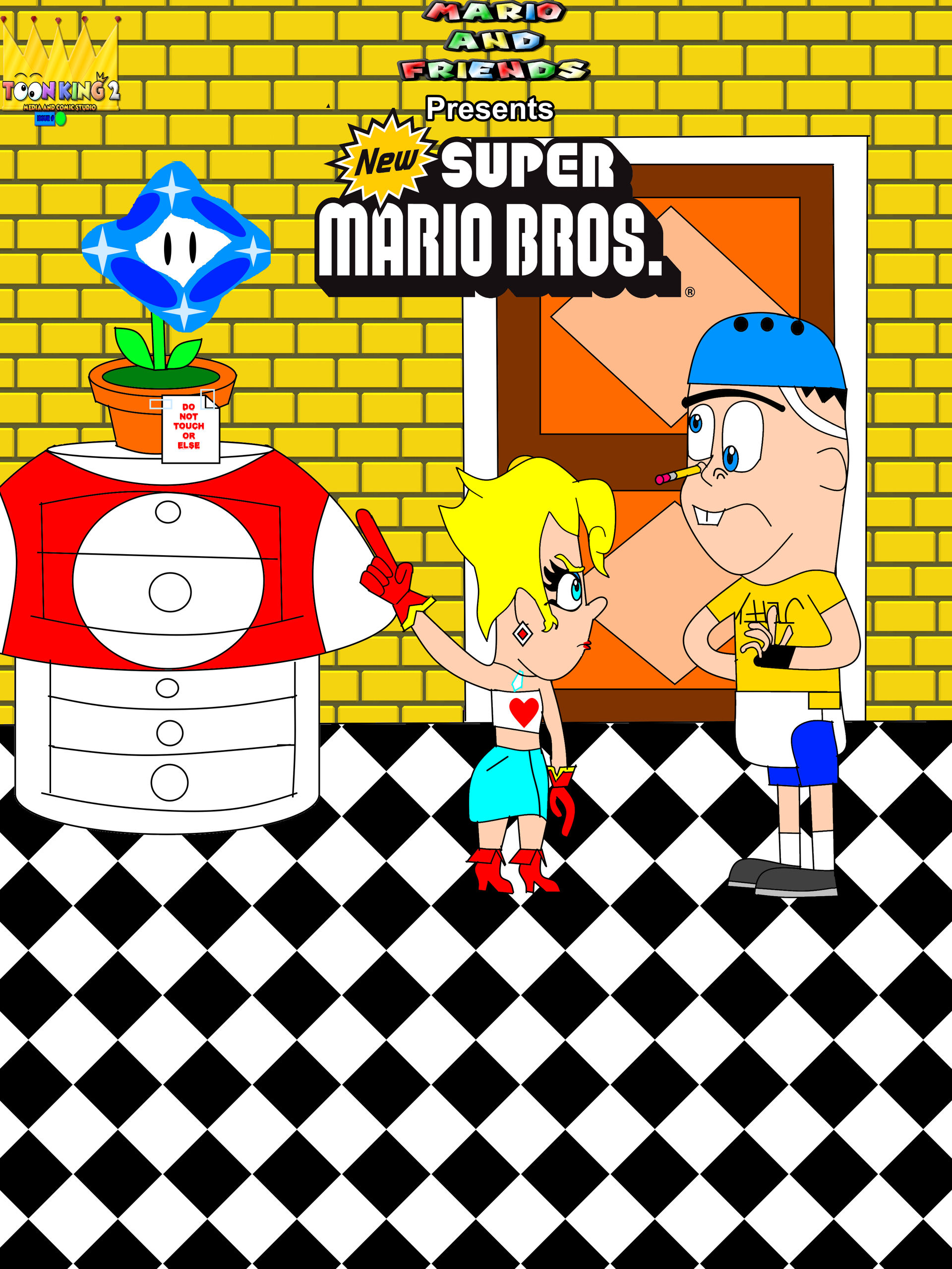 NSMB Issue 2 Cover by ToonKing2 on DeviantArt