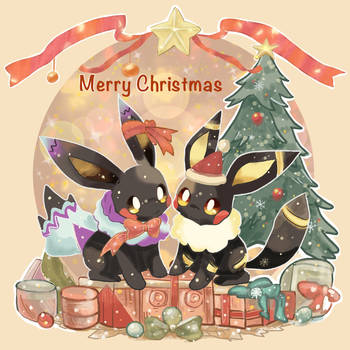 Poster, Postcard - Christmas Cheers from Pokemon