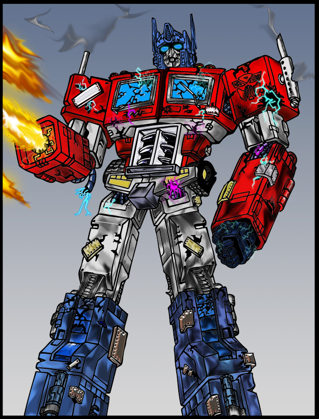 B.D Optimus Prime Coloured