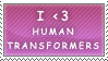 I heart human TFs Stamp by ConDecepticon