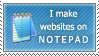 Website Notepad - Stamp by ConDecepticon