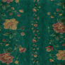 Green flower striped