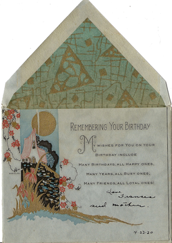 Remember your birthday 1930