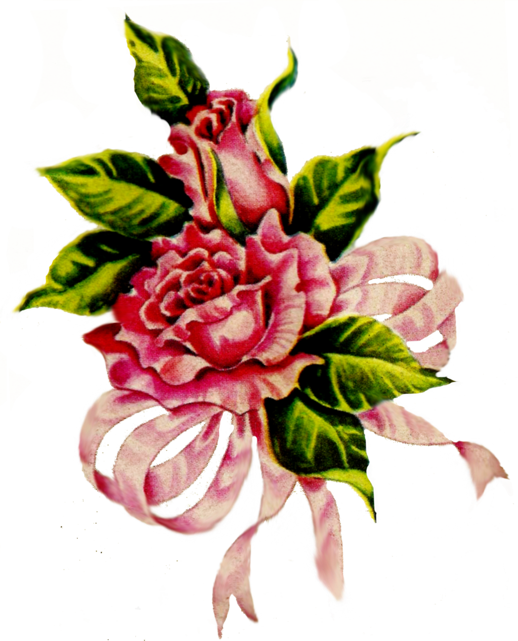 Jinifur Ribbon Rose