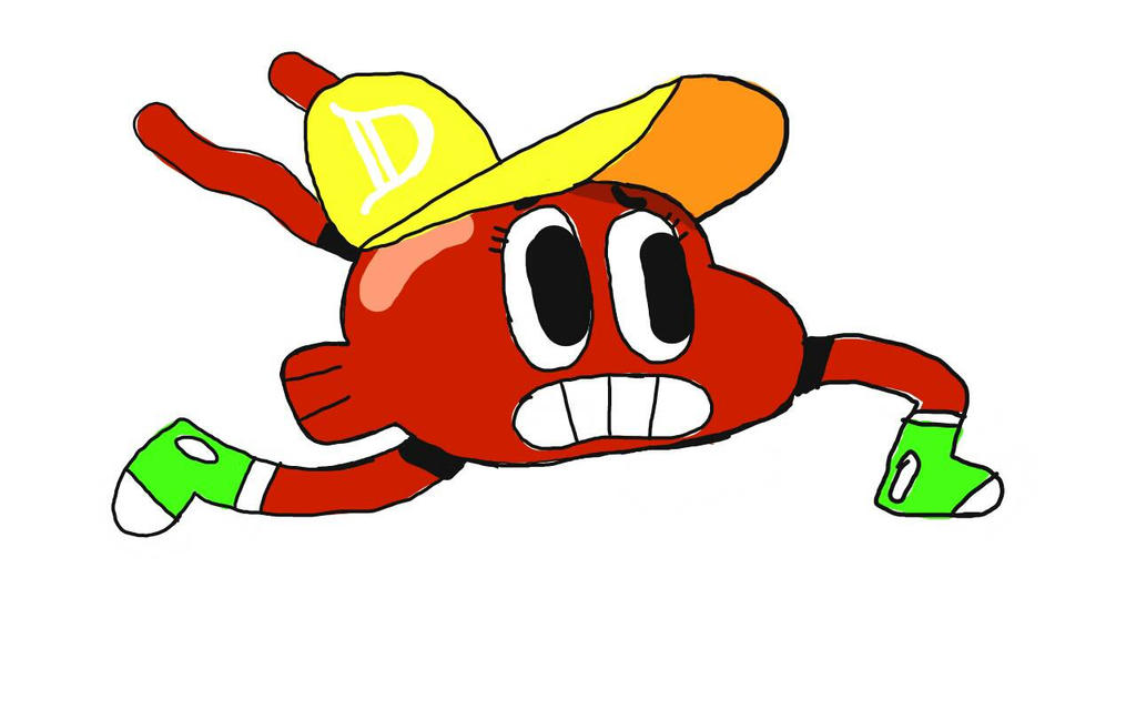 Darwin Watterson - Running by VictorZapata246810 on DeviantArt