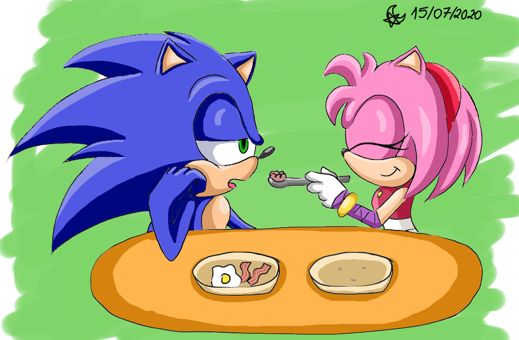 Sonamy - Classic Sonic by MineDobla3 on DeviantArt