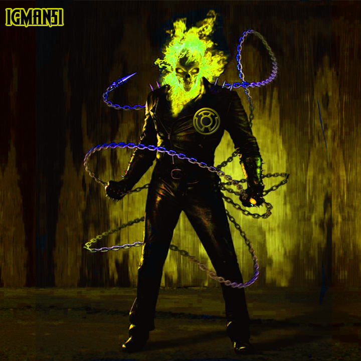 Sinestro Corp Ghost Rider