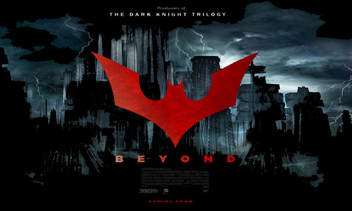 BATMAN BEYOND Movie poster for bus and subway