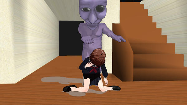 We thought you were dead Mika?!, Escaping from Ao Oni
