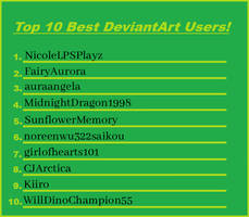 My Top 10 Best Devinatart Users