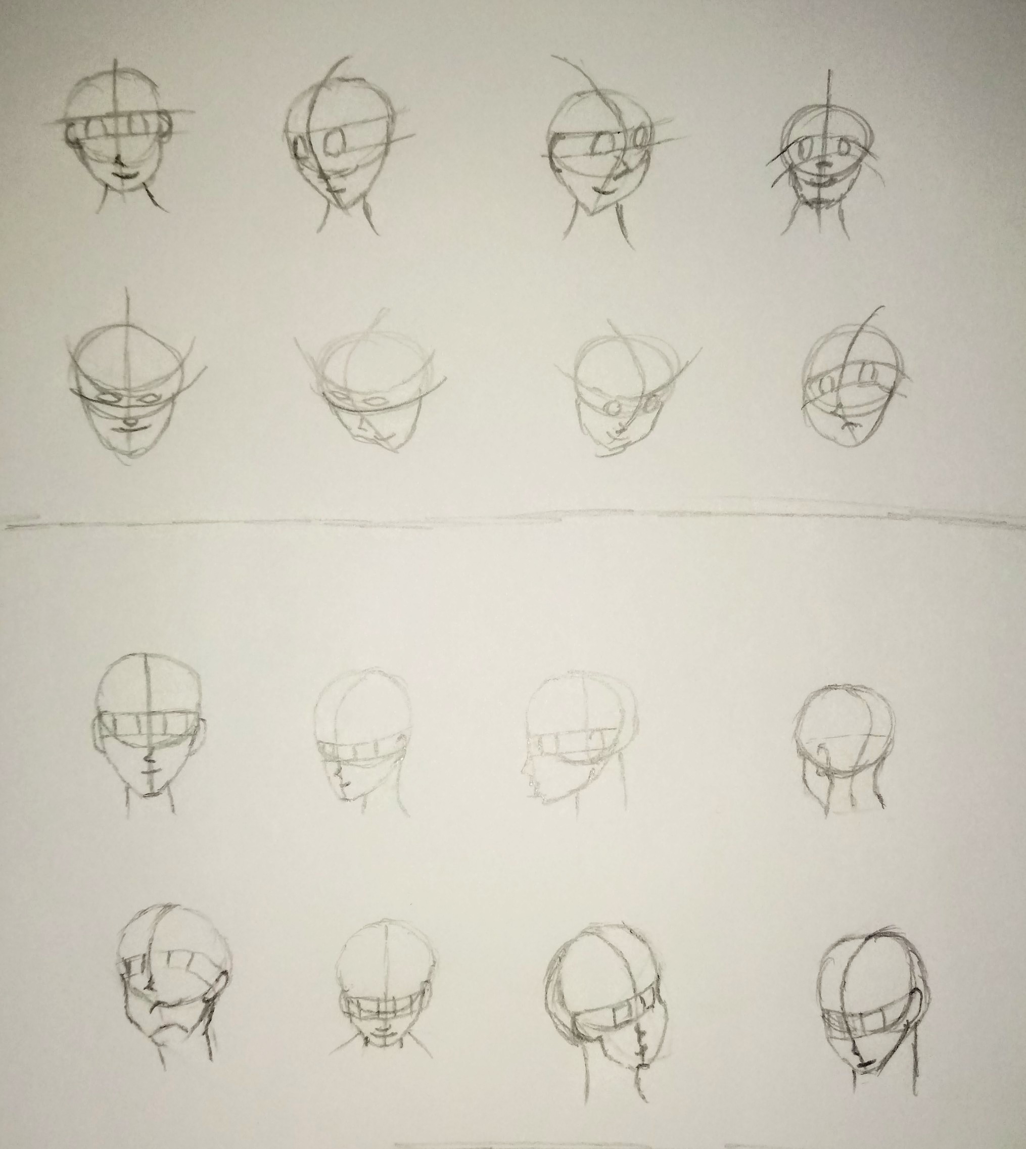 Random Head Positions Practicing head positions by Smashqq on DeviantArt