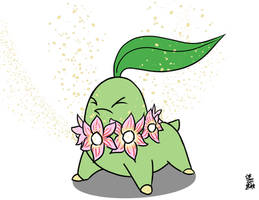 Chikorita in Bloom