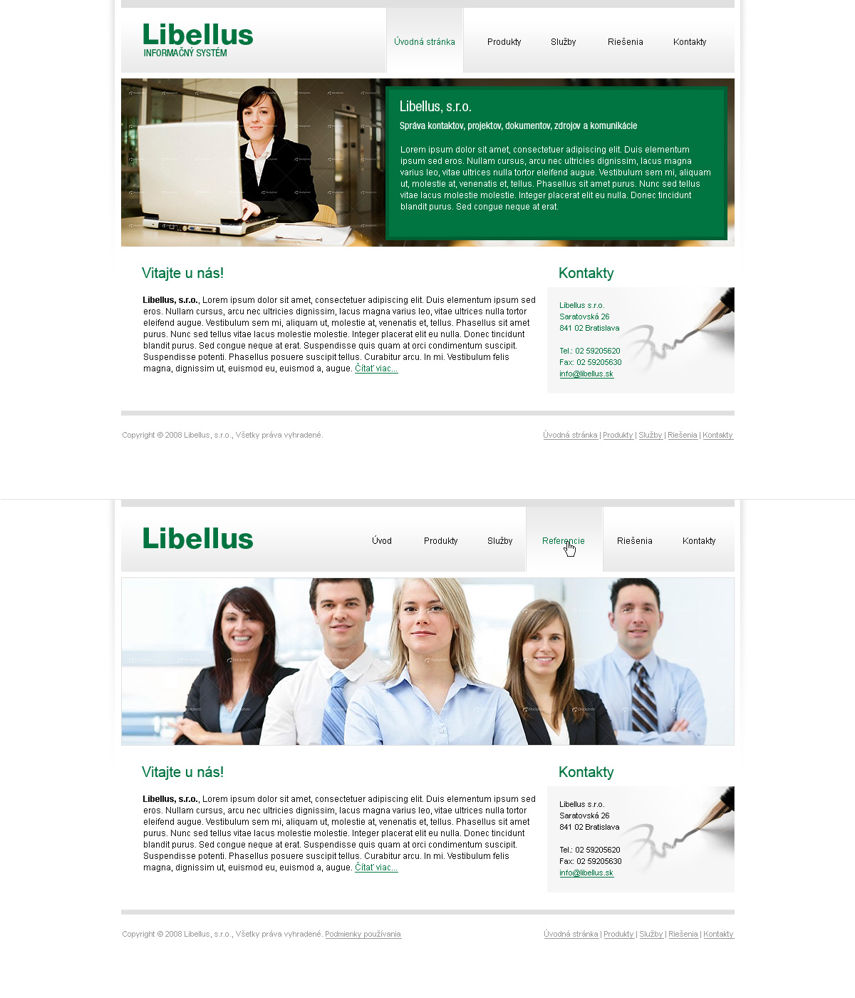 Simple lawyer company design