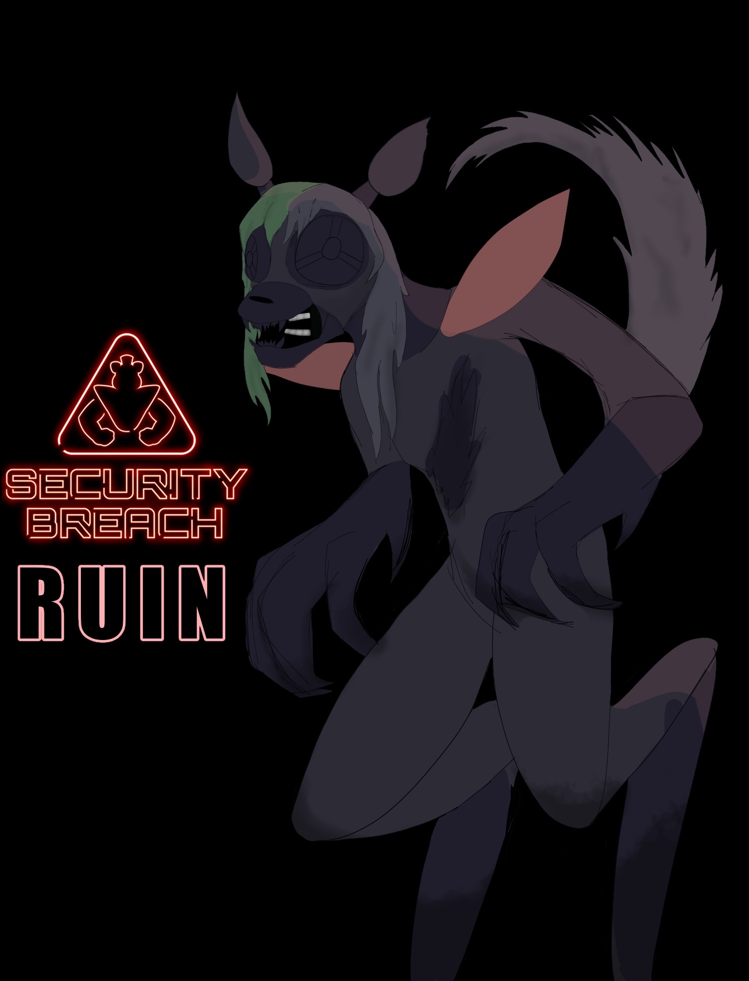 FNAF Security breach Ruin fan art by AkageIMP on DeviantArt