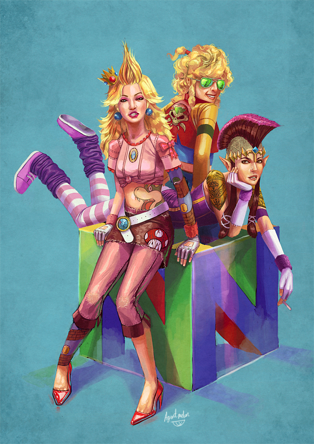 Nintendo Punk by agentscarlet