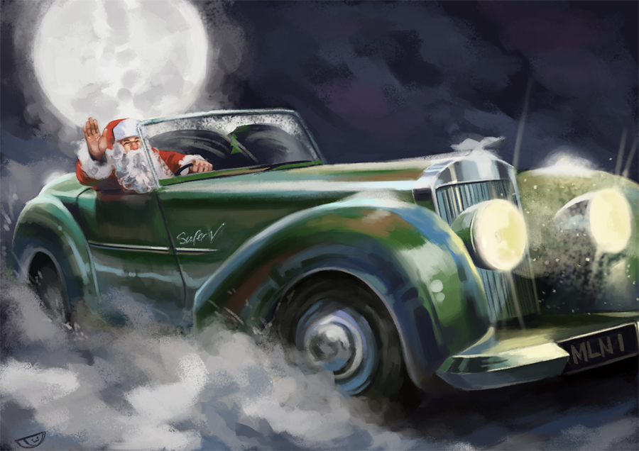 Santa's new ride