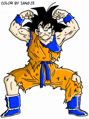 Goku enojado by IanGJZ on DeviantArt Goku enojado by IanGJZ on DeviantArt