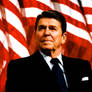 Ronald Reagan oil painting
