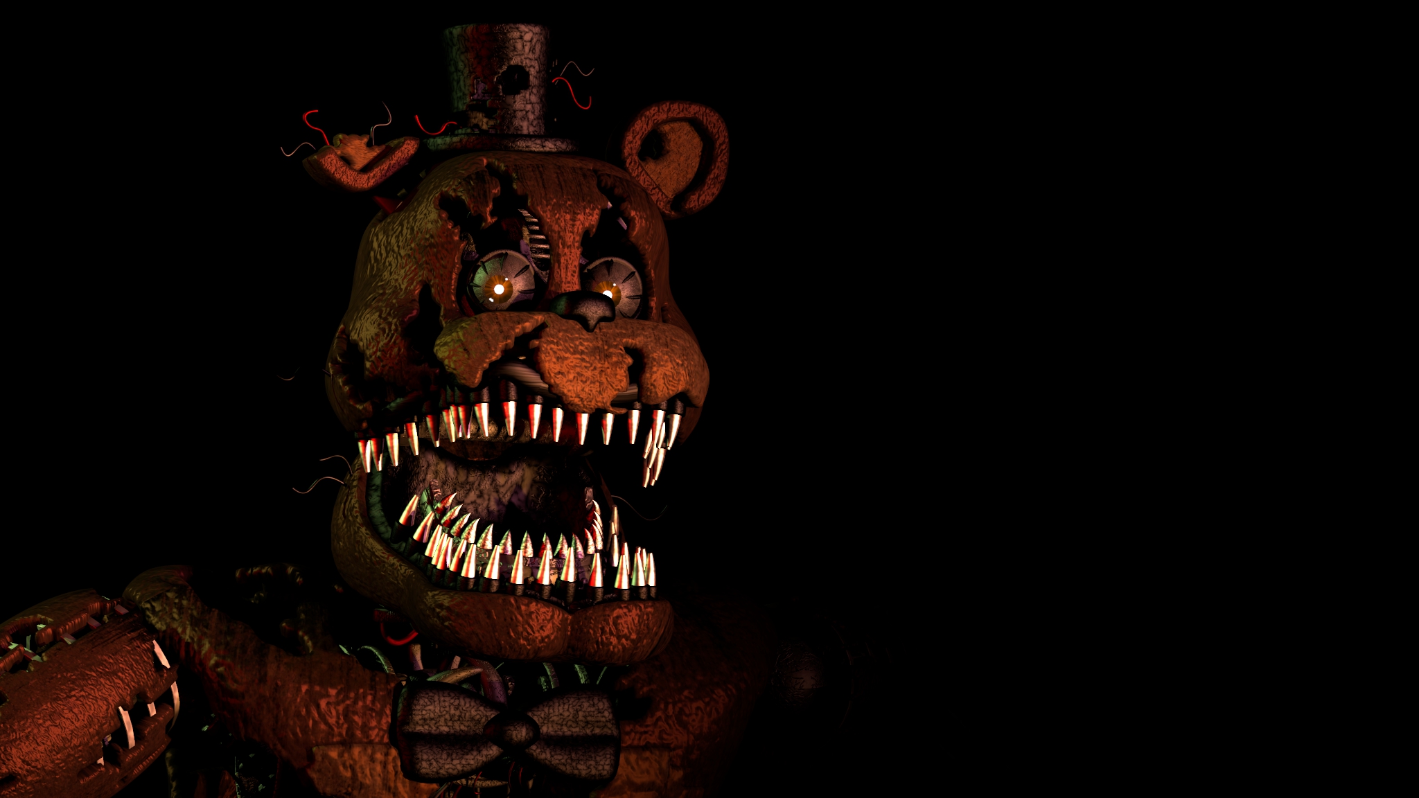 FNaF 4: Nightmare Freddy by SpaceBearr on DeviantArt