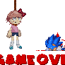 Sonic and Sayori: Game over