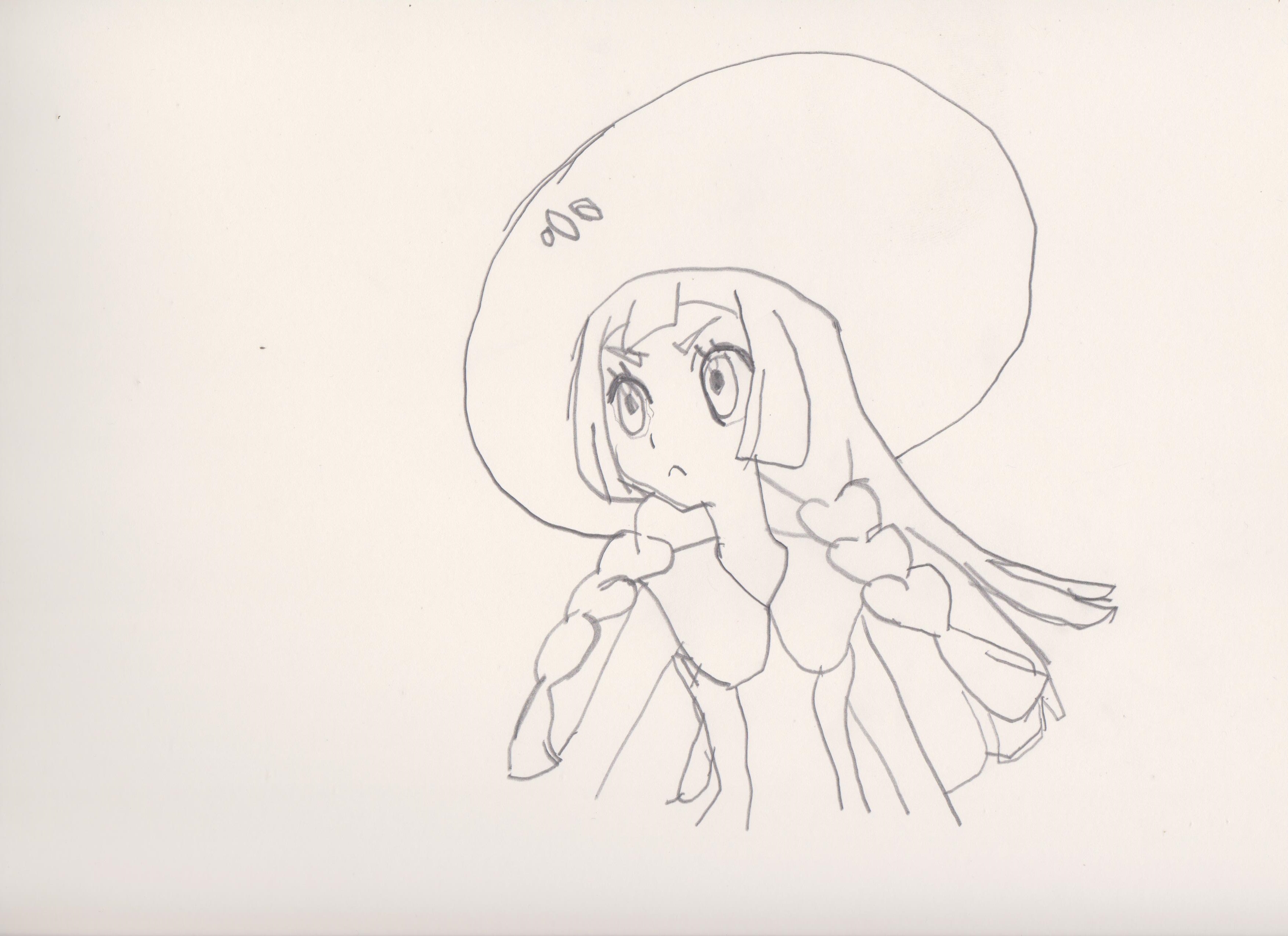 My Drawing Of Lillie Pokemon S M By Maverickhunterdouble On Deviantart