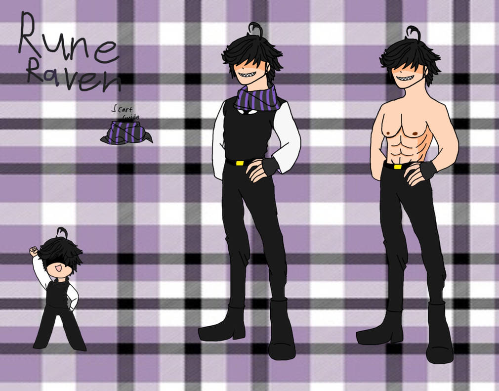 OC - Rune Raven reference sheet by AceyDreemurrOFFICIAL on DeviantArt