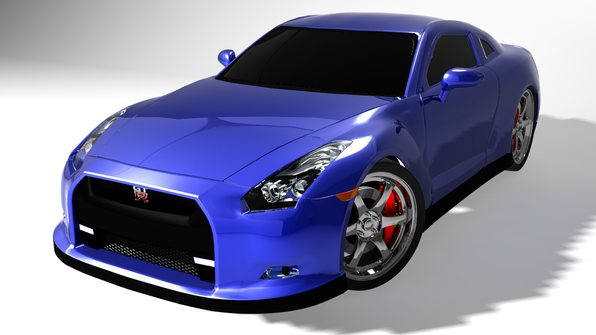 Nissan GTR-R35 First render ! by alexandre3DCreations on DeviantArt