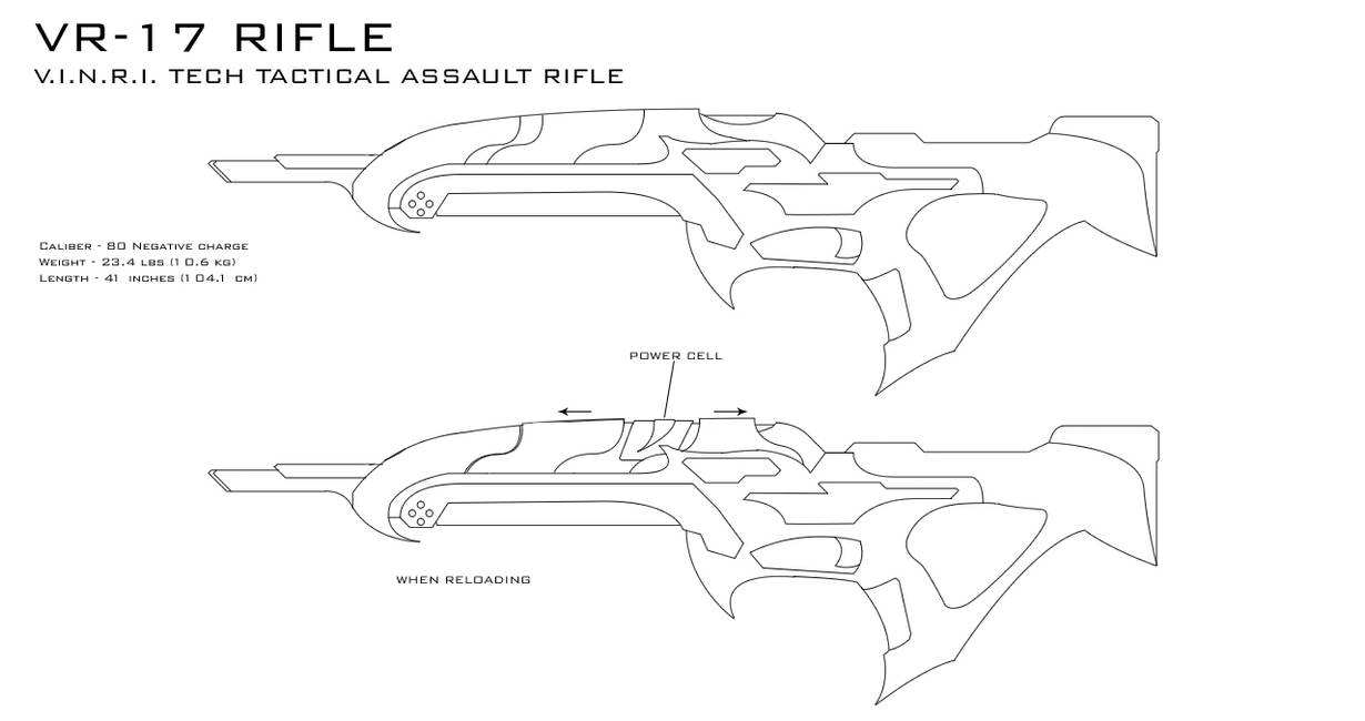 Vr1 Rifle VR-17 Rifle Concept by The-Xie on DeviantArt