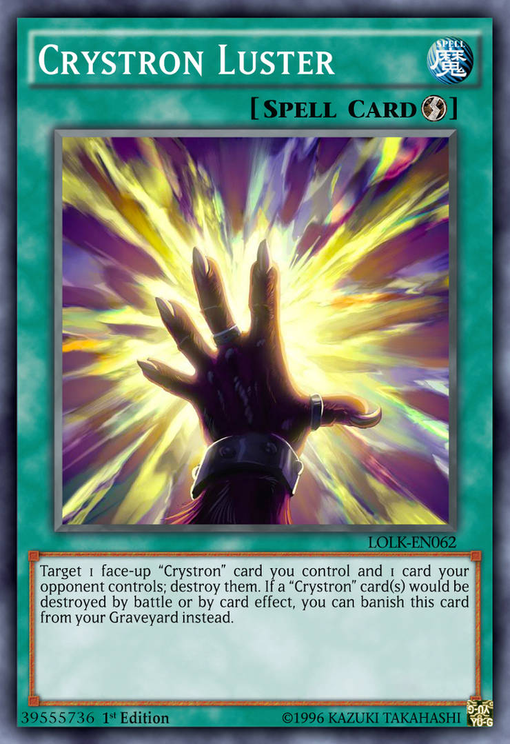 yugioh crystron cards Complete Custom Deck for Yu-Gi-Oh! Tuner monsters Crystron Luster by Entermagi on