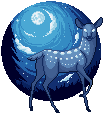 (FREE) moon deer by SqdPxl
