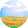 (FREE) scrolling bg: sunny sand