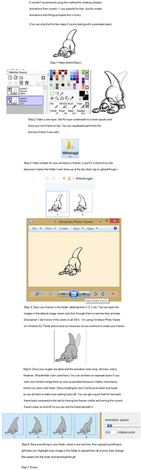 Without Animation how to animate without an animation program! by SqdPxl on DeviantArt
