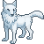 (FREE) tiny pixel wolf base