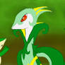 Snivy and Serperior