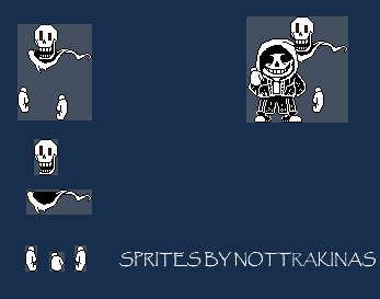 Wiki! Sans Sprite Sheet by ImXR24 by ImXR24 on DeviantArt