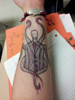 slender man on my arm