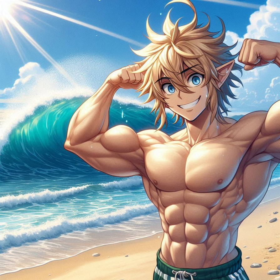 Elf Base Buff Buff Elf and a cool wave by Fellspark on DeviantArt