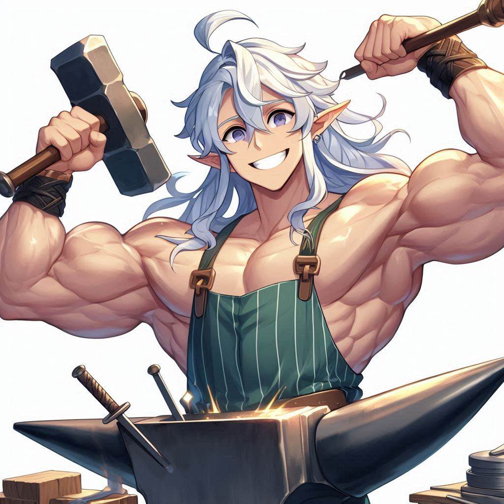 Buff Elf Man Buff Elf smitty happy by Fellspark on DeviantArt