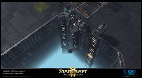 Starcraft II LotV -  Korhal Skyscrapers