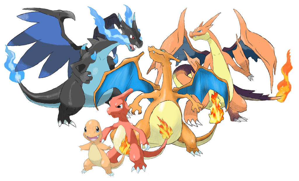 Charmander Evolution Names 4-6: Charmander Evolutions by Torathor on DeviantArt