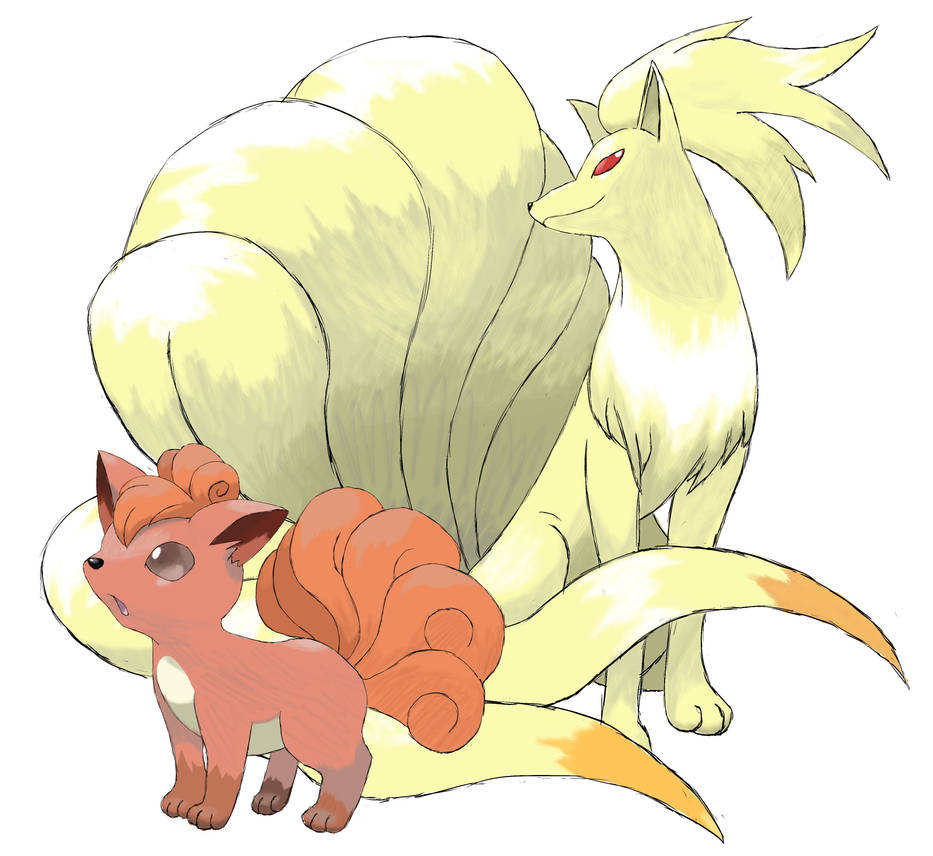 3738 Vulpix Evolution by Torathor on DeviantArt