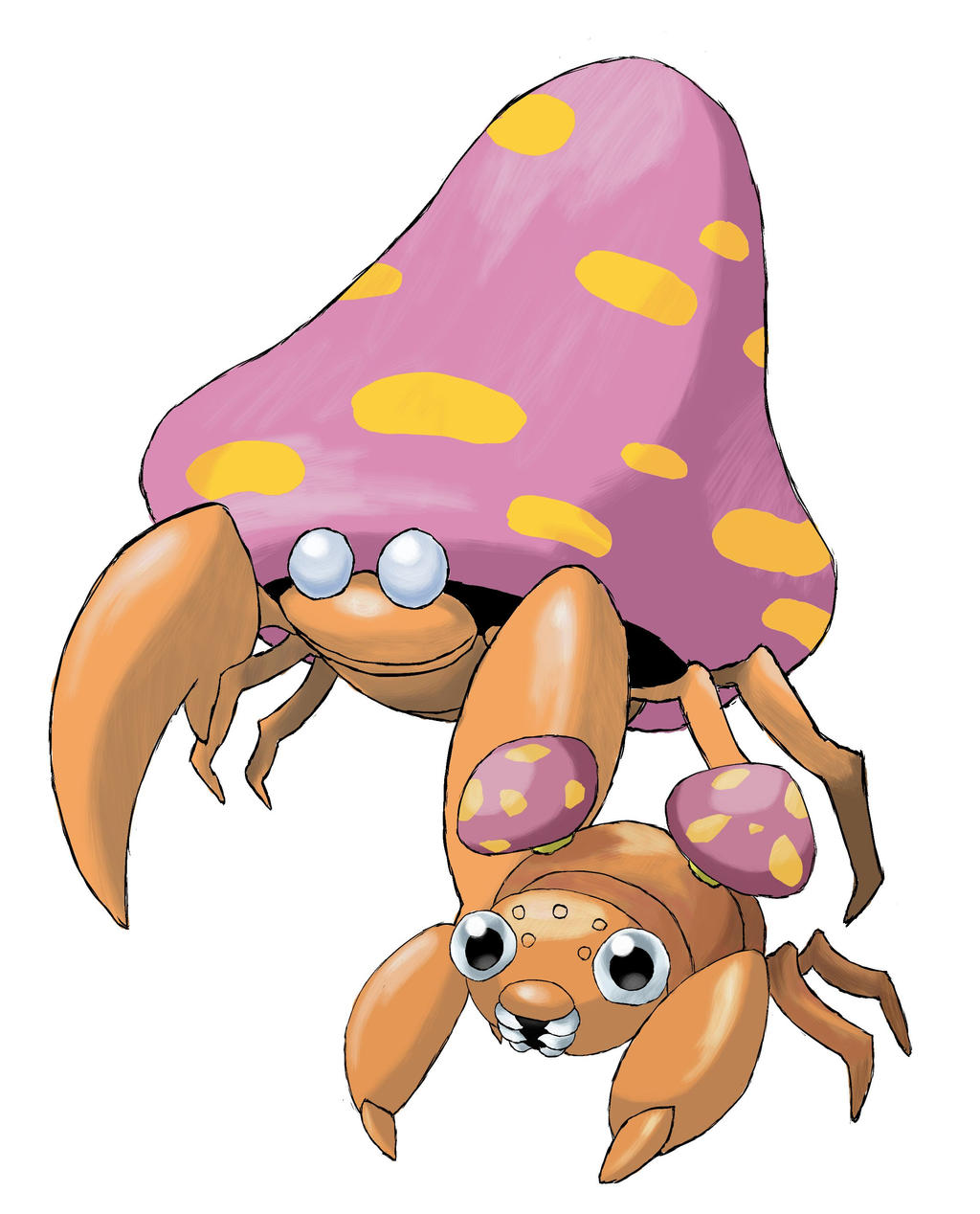 46-47 Paras Evolution by Torathor on DeviantArt