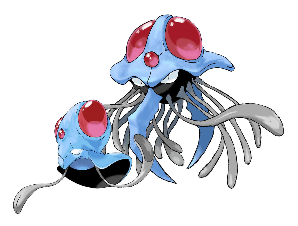 7273 Tentacool Evolution by Torathor on DeviantArt
