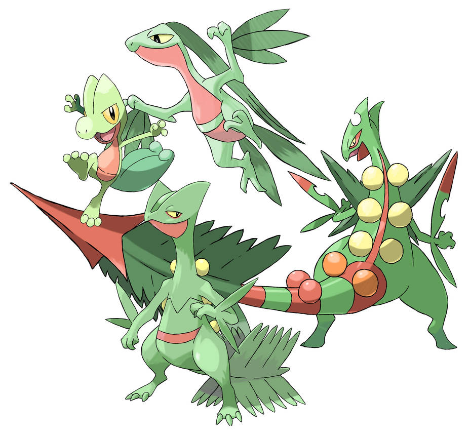 252-254 Treecko Mega Evolution by Torathor on DeviantArt