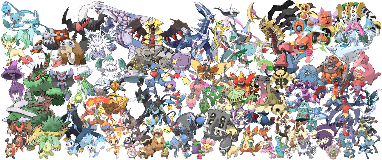 Pokemon Generation 4 by Torathor on DeviantArt